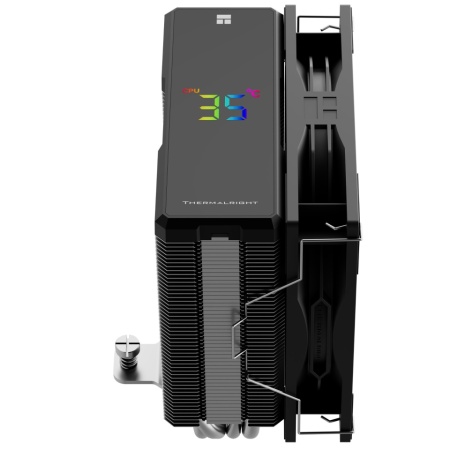 CPU Hladnjak Thermalright Assassin X 120 R Digital Black, visina 151mm, 4 heatpipes, LGA115X/1200/1700/1851/AM4/AM5 - Img 2