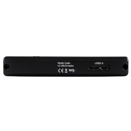 HDD rack LC POWER LC-25U3-Hydra, 2.5", SATA, USB3.0, Black, aluminium - Img 3