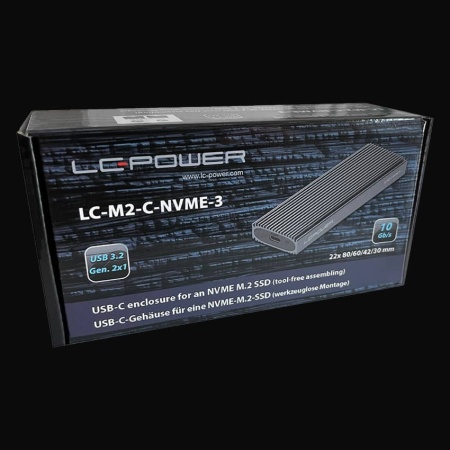 SSD rack LC Power LC-M2-C-NVMe-3 Enclosure for M.2 SSD - Img 2