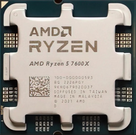 CPU AMD Ryzen 5 7600X, 4.7GHz (5.3GHz), 6C/12T, 38MB, 5nm, 105W, Radeon™ Graphics, AM5 - Img 2