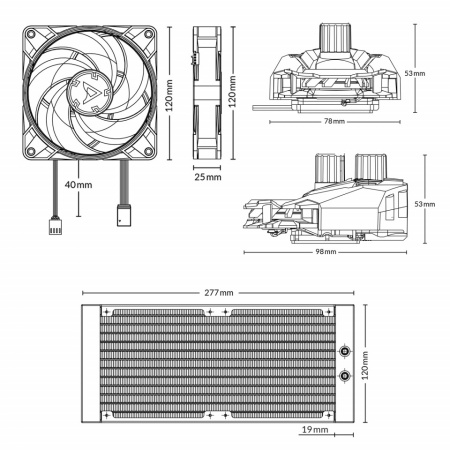 CPU vodeno hladjenje Arctic Liquid Freezer II 240 A-RGB, ACFRE00093A, TDP up to 300 watts - Img 4