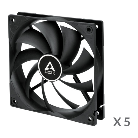 Ventilator za kućište 5 X F12 (Black) , 12cm, 3 pin, 5 Pack, ACFAN00248A - Img 2