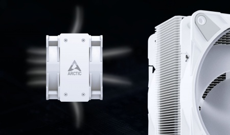 CPU Hladnjak Arctic Freezer 36 A-RGB (White), ACFRE00125A, DUO FAN, 4 heatpipe, AM5, LGA1700 - Img 7