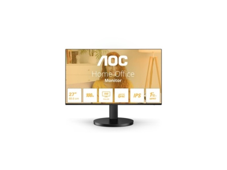 Monitor 27" AOC 27B3HA2, IPS, Full HD, D-SUB, HDMI, 100 Hz, 2 x 2W, frameless design - Img 2