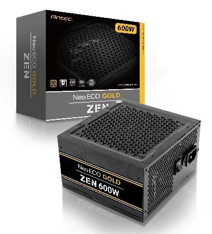 Napajanje 600W ANTEC NE600G ZEN, NEO ECO GOLD, 80+ Gold, 12cm silent fan, Active PFC, up to 92% efficient - Img 2