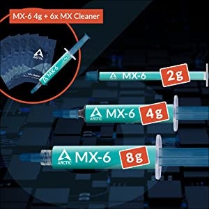 Termalna pasta ARCTIC MX-6 (4g) with 6pcs MX Cleaner, ACTCP00084A - Img 4