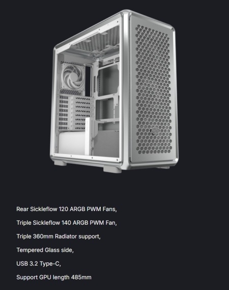 Kućište COOLER MASTER MasterFrame 600 srebrno (MF600-SGNN-S00) - Img 6