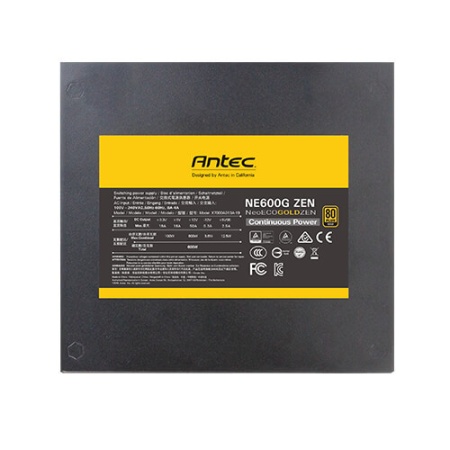 Napajanje 600W ANTEC NE600G ZEN, NEO ECO GOLD, 80+ Gold, 12cm silent fan, Active PFC, up to 92% efficient - Img 3