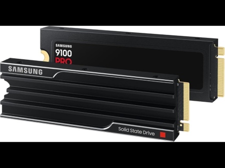 SSD 2TB SAMSUNG 9100 PRO with heatsink, MZ-VAP2T0CW, NVMe M.2 PCIe 5.0 x4 (Gen 5), 14800/13400 MB/s - Img 2