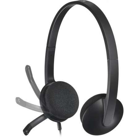 Logitech H340 USB PC Headset with Noise-Cancelling Mic, 981-000475 - Img 4