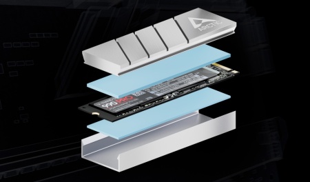 SSD Cooler for M.2 Drives Arctic M2 Pro (Silver), ACOTH00002A - Img 2