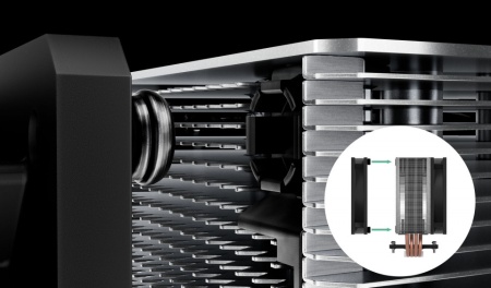 CPU Hladnjak Arctic Freezer 36 A-RGB (Black), ACFRE00124A, DUO FAN, 4 heatpipe, AM5, LGA1700 - Img 7