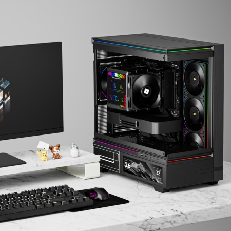 CPU Hladnjak Thermalright Peerless Assassin 140 Digital Black, visina 165mm, 6 heatpipes, LGA115X/1200/1700/1851/AM4/AM5 - Img 3
