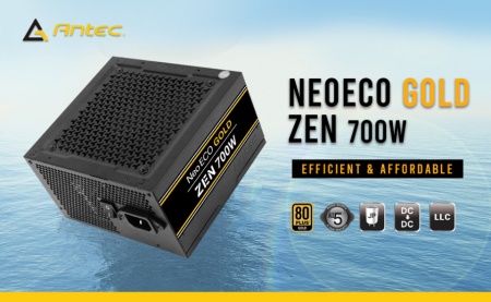 Napajanje 700W ANTEC NE700G ZEN, NEO ECO GOLD, 80+ Gold, 12cm silent fan, Active PFC, up to 92% efficient - Img 2