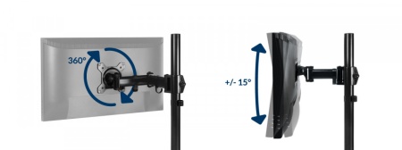 Nosač za monitor ARCTIC Z1 Basic Desk Mount Monitor Arm, AEMNT00039A - Img 3