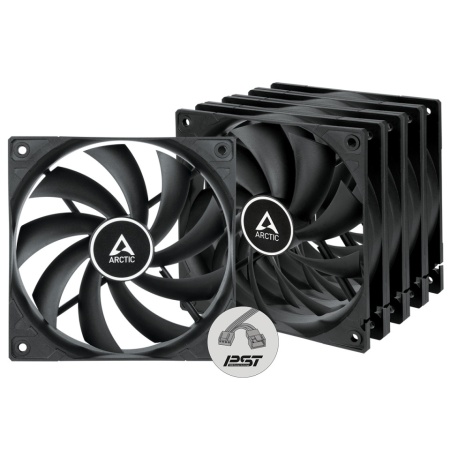 Ventilator za kućište 5 X Arctic F12 PWM PST, 12cm, 4 pin, 5 Pack, ACFAN00250A - Img 2
