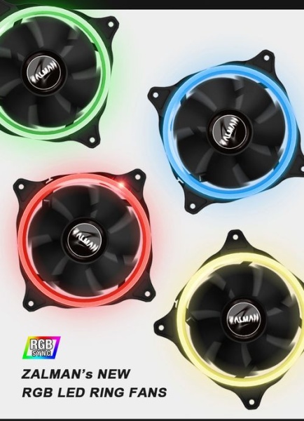 Ventilator za kućište Zalman Z7 Neo FAN RGB, 12cm, ZP1225A-RGB, 6-pin - Img 3