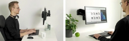 Zidni nosač za monitor ARCTIC W1-3D Gas Spring Monitor Wall Mount, AEMNT00032A - Img 5