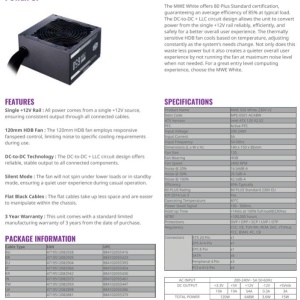 Kuciste Cooler Master CMP 510 + napajanje 650W MPE-6501-ACABW, 80 Plus Bronze (sa 3 x A-RGB ventilatora) - Img 6