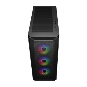 Kućište FSP CMT591A, 4x120mm ARGB fan, front mesh, black - Img 4