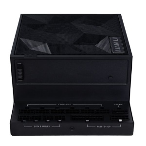 Napajanje 1200W Lian Li EDGE EG1200G, 80 Plus Gold, PCIe 5.1, ATX 3.1, USB HUB, Crno - Img 2