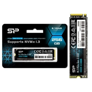 SSD 256GB Silicon Power SP256GBP34A60M28, PCIe Gen3 x4, NVMe, M.2 2280, 2100/1200 MB/s