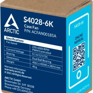 Ventilator za rack server Arctic S4028-6K 40 mm Server fan ACFAN00185A - Img 8