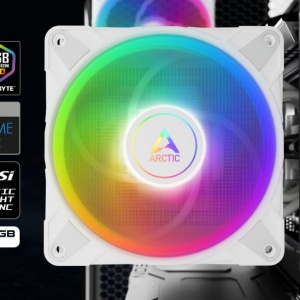 CPU Hladnjak Arctic Freezer 36 A-RGB (White), ACFRE00125A, DUO FAN, 4 heatpipe, AM5, LGA1700 - Img 3