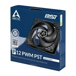 Ventilator za kućište Arctic P12 PWM PST, 12cm, 4 pin, black/black, ACFAN00120A