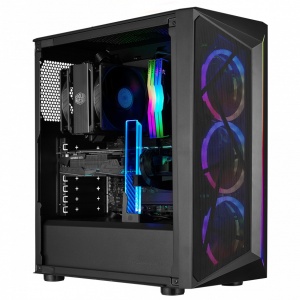 Kuciste Cooler Master CMP 510 + napajanje 650W MPE-6501-ACABW, 80 Plus Bronze (sa 3 x A-RGB ventilatora) - Img 2