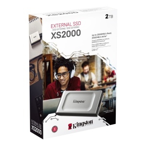 Eksterni SSD 2TB KINGSTON SXS2000/2000G, USB Type-C 3.2 Gen 2x2, siva, up to 2000MB/s read, 2000MB/s write, For 4K/8K videos and high resolution photos - Img 1