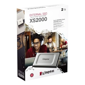Eksterni SSD 2TB KINGSTON SXS2000/2000G, USB Type-C 3.2 Gen 2x2, siva, up to 2000MB/s read, 2000MB/s write, For 4K/8K videos and high resolution photos