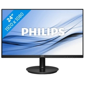 Monitor 23.8" PHILIPS 241V8L/00, VA, 16:9, FHD, 5 ms, VGA, HDMI, slim edges