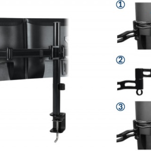 Nosač za monitor ARCTIC Z2 Basic Desk Mount Dual Monitor Arm, AEMNT00040A - Img 5