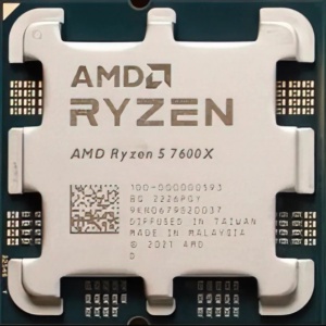 CPU AMD Ryzen 5 7600X, 4.7GHz (5.3GHz), 6C/12T, 38MB, 5nm, 105W, Radeon™ Graphics, AM5 - Img 2