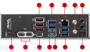 MB MSI MAG Z890 Tomahawk WiFi, 4xDDR5, Wi-Fi 7, s.1851 - Img 3