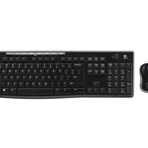 Tastatura + miš LOGITECH MK270 Wireless Combo, USB, US, Black