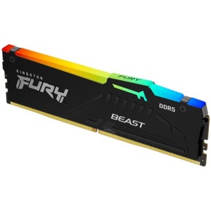 16GB DDR5/5200 KINGSTON Fury Beast KF552C40BBA-16, RGB, black - Img 2