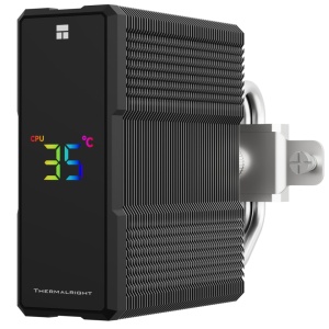 CPU Hladnjak Thermalright Assassin X 120 R Digital Black, visina 151mm, 4 heatpipes, LGA115X/1200/1700/1851/AM4/AM5 - Img 3