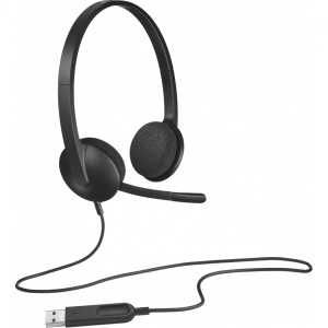 Logitech H340 USB PC Headset with Noise-Cancelling Mic, 981-000475 - Img 3