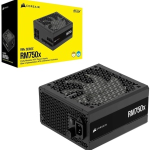 Napajanje 750W Corsair RM750x, 80 PLUS® Gold, Fully Modular, ATX 3.1, supporting PCIe 5.1 (CP-9020285-EU)