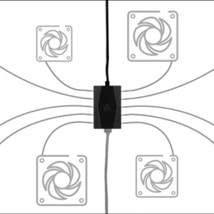 Arctic Case Fan Hub - 10 Port PWM Fan Hub with SATA Power, ACFAN00175A - Img 3