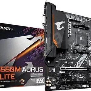 MB GIGABYTE B550M AORUS ELITE, AMD B550, 4XDIMM, AM4