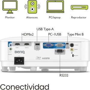 Projektor BENQ MH560 prenosivi, Full HD, 3800 ANSI lumena, 20000:1 - Img 3