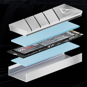 SSD Cooler for M.2 Drives Arctic M2 Pro (Silver), ACOTH00002A - Img 2