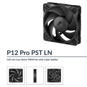 Ventilator za kućište Arctic P12 Pro PST LN, 120 mm PWM Fan with Cable Splitter, ACFAN00343A - Img 3