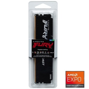 16GB DDR5/5600 KINGSTON KF556C36BBE-16, Fury Beast, AMD Expo, Intel XMP