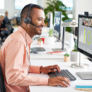 Logitech H340 USB PC Headset with Noise-Cancelling Mic, 981-000475