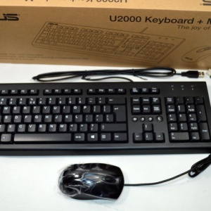 Tastatura i miš ASUS U2000, USB, SRB, crna - Img 3