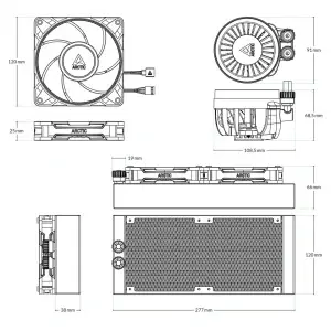 CPU vodeno hladjenje Arctic Liquid Freezer III Pro 240 A-RGB, ACFRE00182A - Img 3